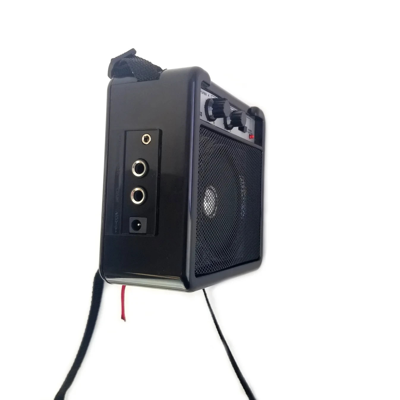Kids 30 Inch Electric Guitar Combo, 5W Amp Loudspeaker, Solid Wood Body, Color: