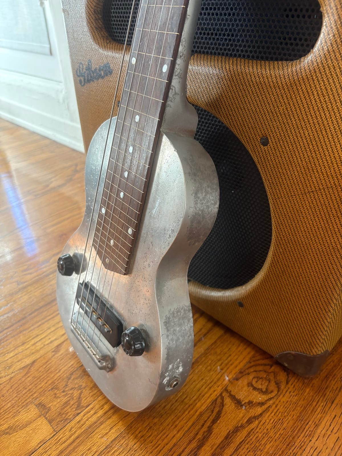Gibson E-150 Lap Steel Guitar – 1935 1930s EH-150 EHG-150 Racing Strip Tweed