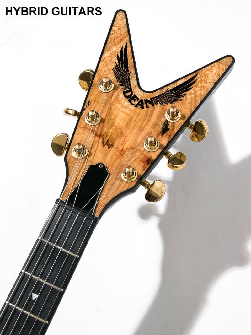 DEAN NAMM Show Limited Exotic Wood Flying V Spalted Maple 2012 Electric Guitar