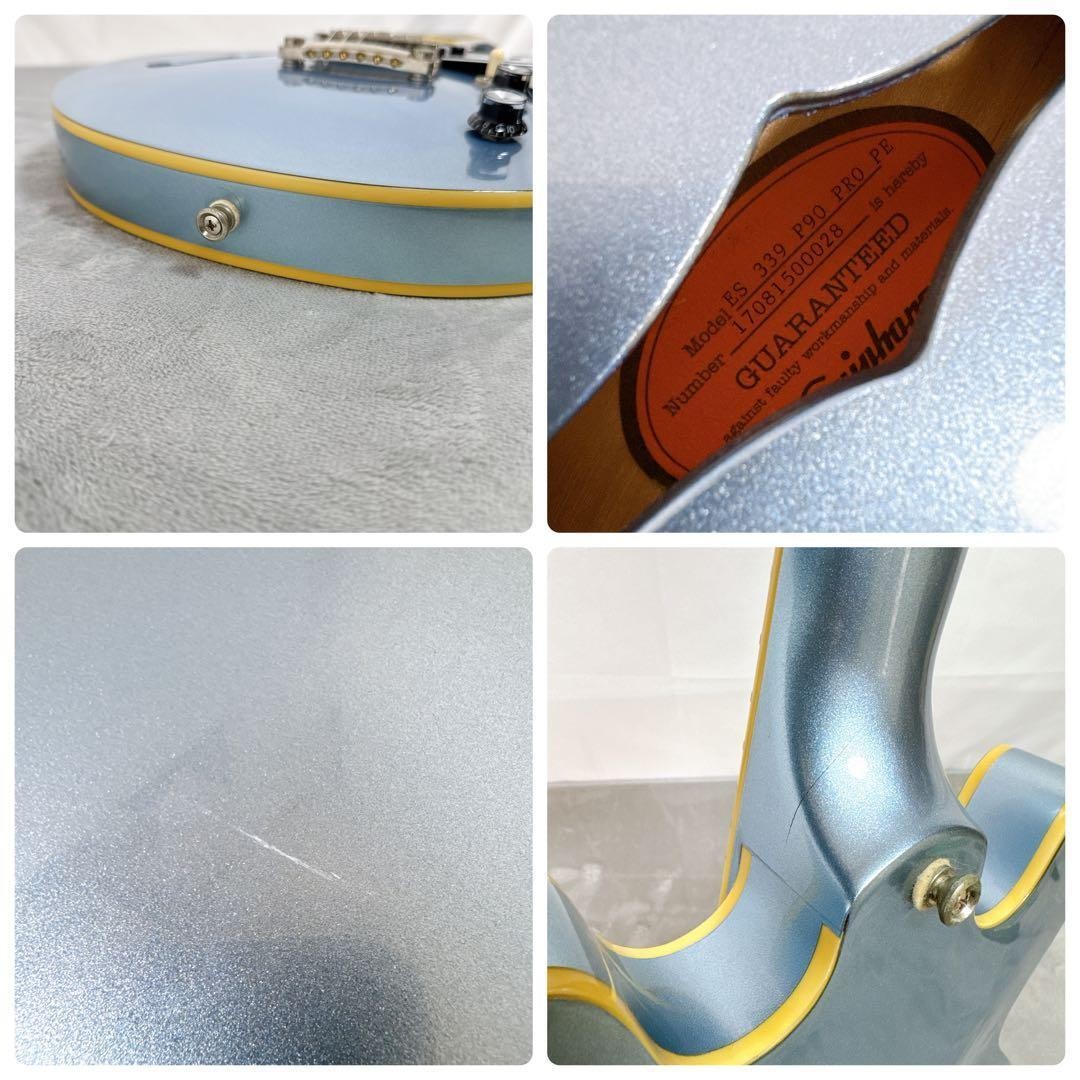 Epiphone Es-339 P90 Pro Pelham Blue