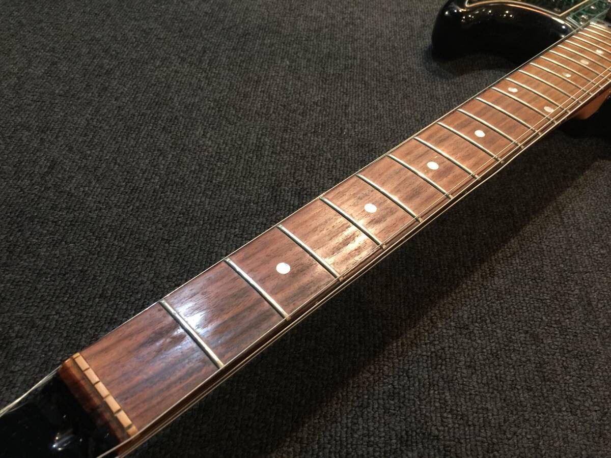 Rare Burns London Cobra DX Black Electric Guitar Discontinued Very Good Used