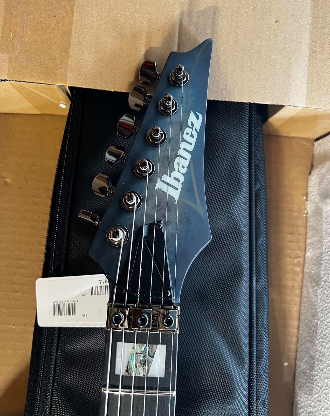 Ibanez RGT1270PB-CTF Premium 6 String Guitar – Cosmic Blue Starburst Flat