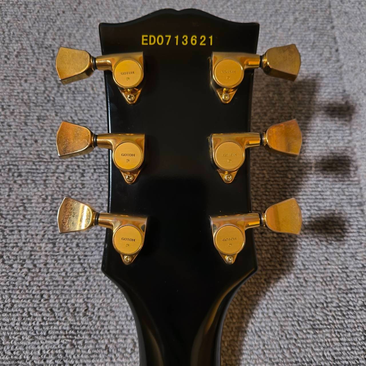 Edwards By ESP Les Paul Custom Model Black Electric Guitar Used Made In Japan