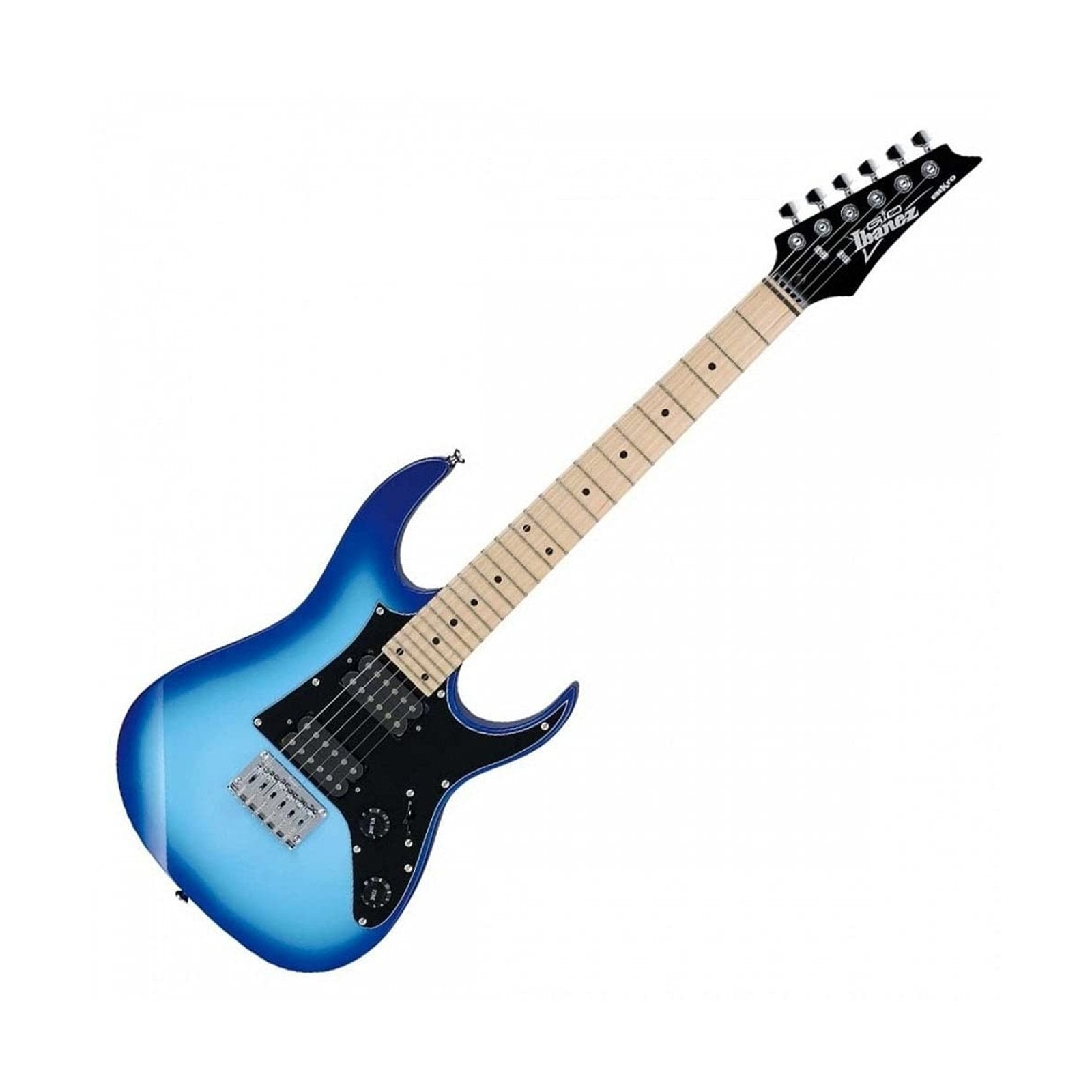 Ibanez GRGM 6 String Solid-Body Electric Guitar, Right, Blue Burst (GRGM21MBLT)