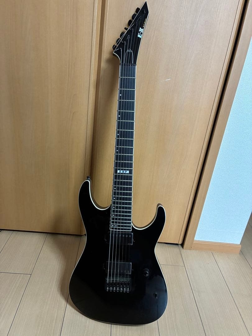E-II M-II SEVEN NT BK Electric Guitar Used Product Shipping From Japan