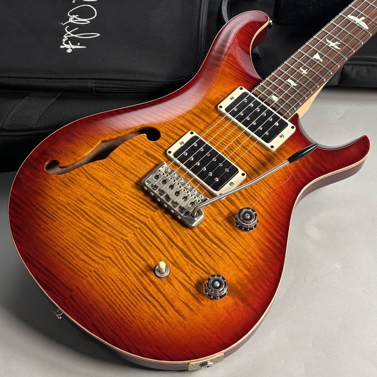 Paul Reed Smith PRS CE 24 Semi-Hollow Dark Cherry Sunburst Electric Guitar
