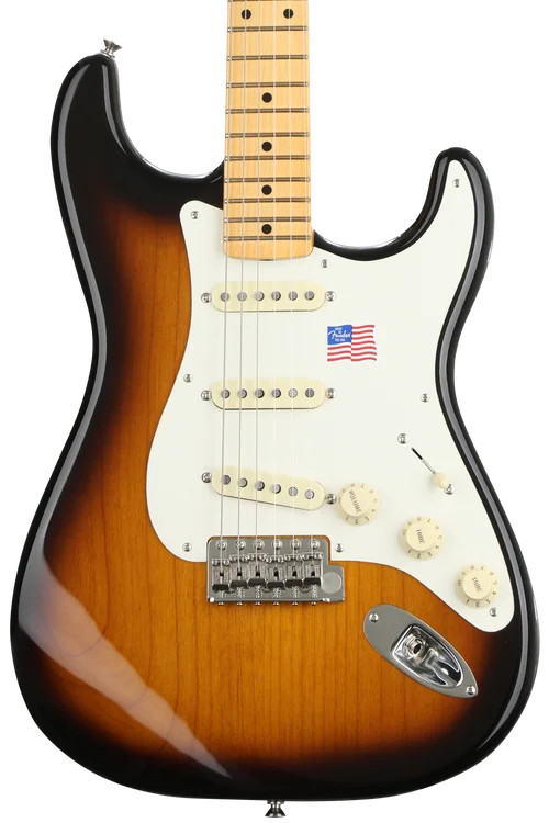 Fender Eric Johnson Stratocaster – 2-Color Sunburst with Maple Fingerboard