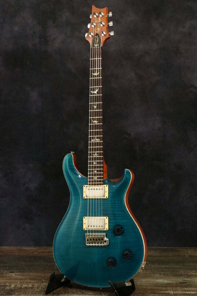Paul Reed Smith PRS Custom 22 10Top Blue Matteo Wide Fat Neck Guitar Electric