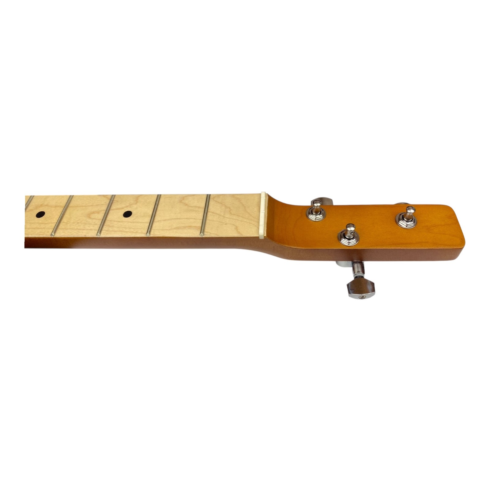 Haze DIY kits Mahogany Cigar Box Guitar – Natural X1 + 2 Slides