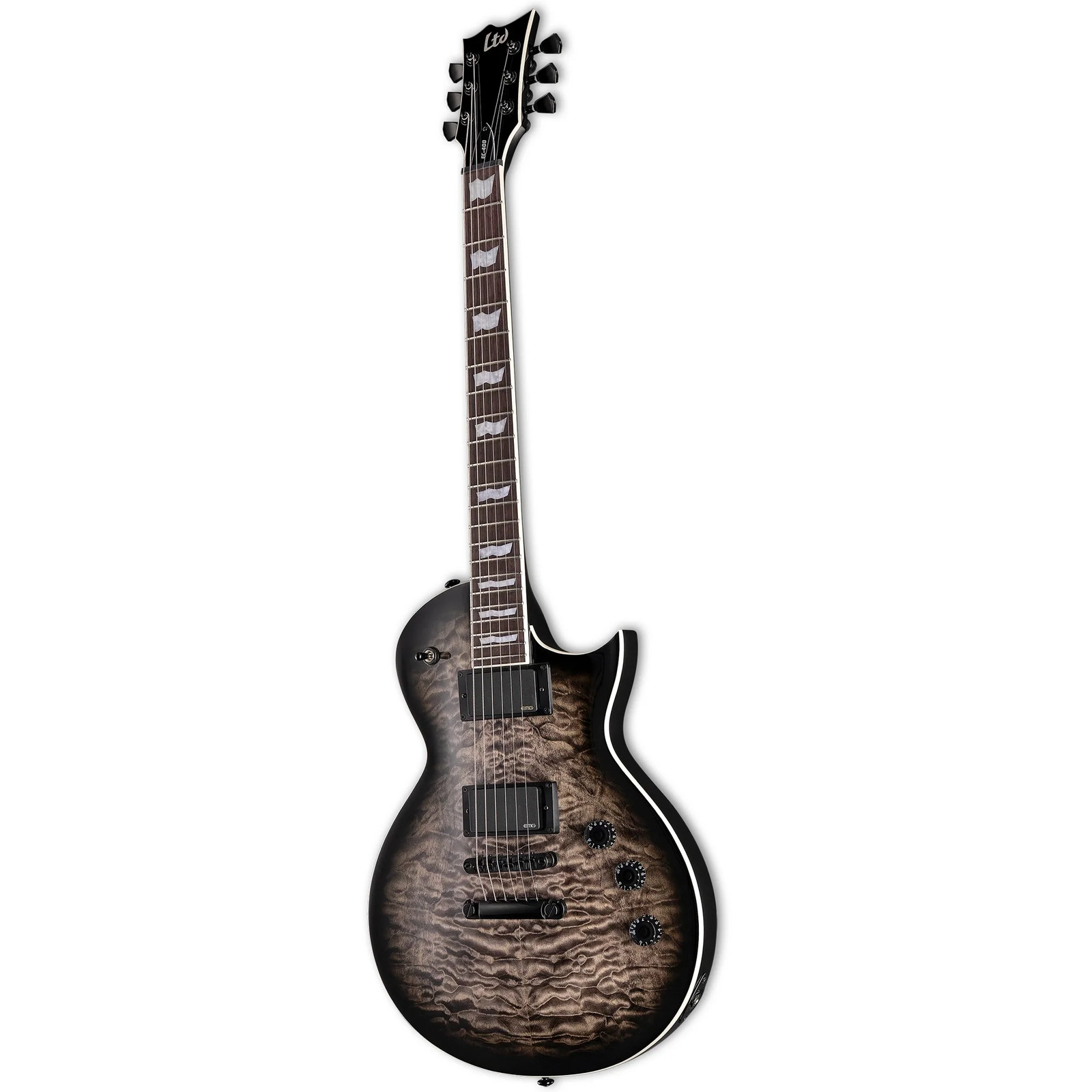ESP LTD EC-400QM Electric Guitar – See Thru Black Sunburst