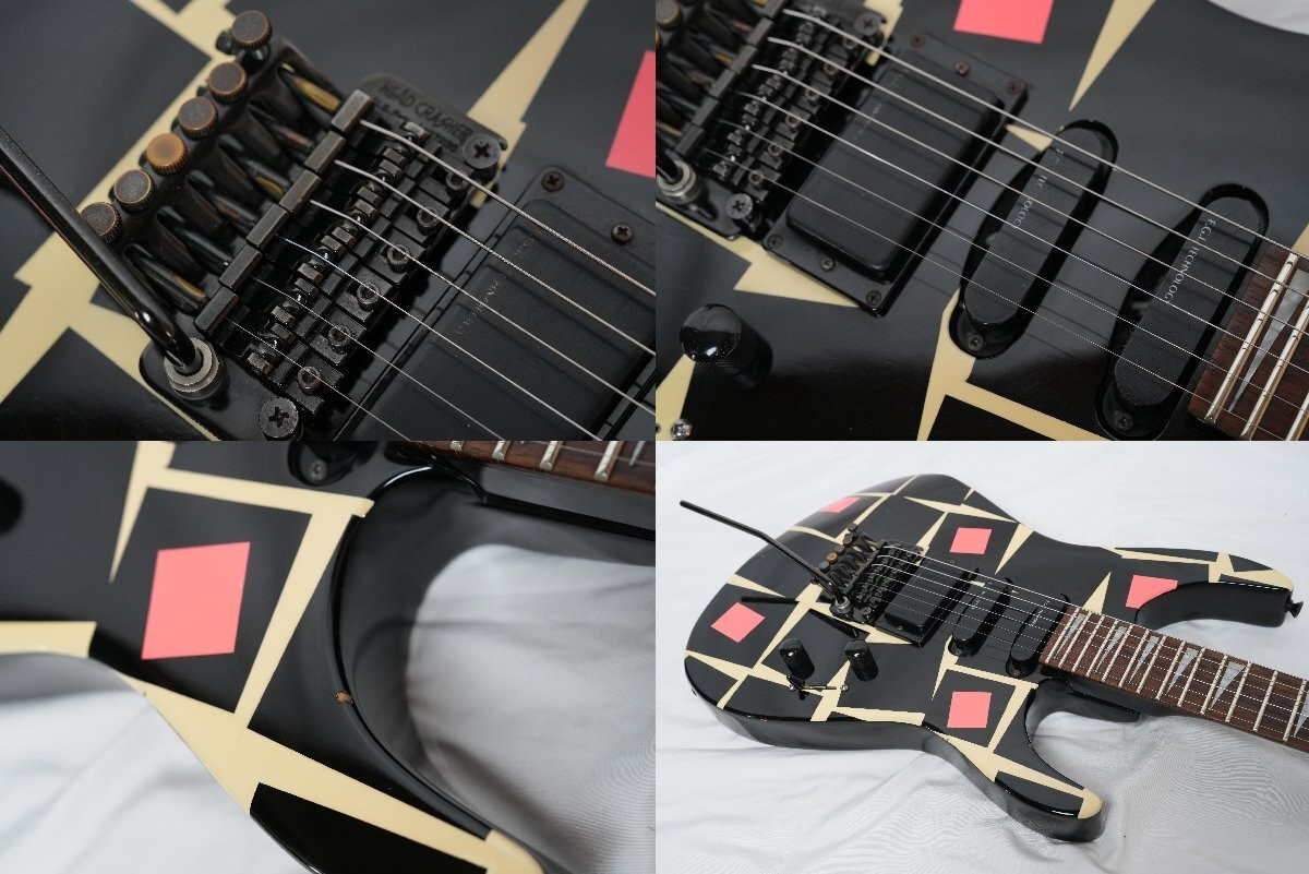 Electric Guitar Fernandes FR-120AV Whitesnake Vandenberg Signature 1988 Black