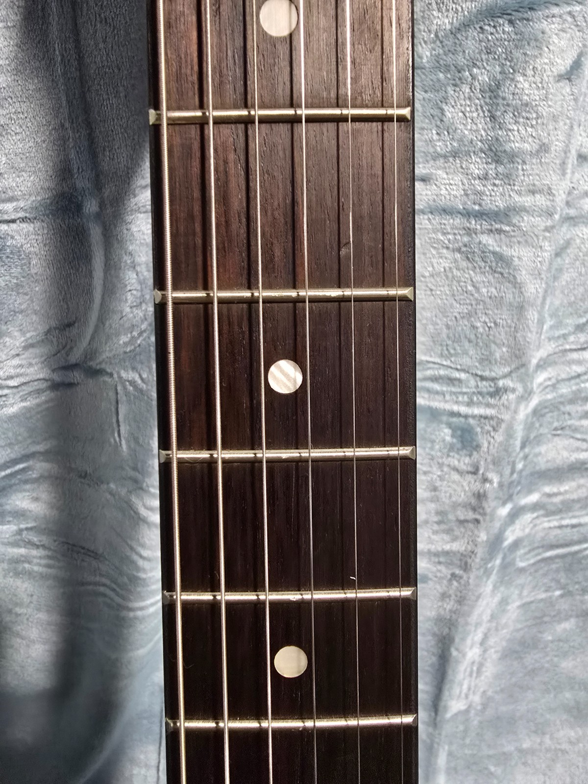 Custom White Lightning Moonshine Theme Electric Guitar Black Local Pickup