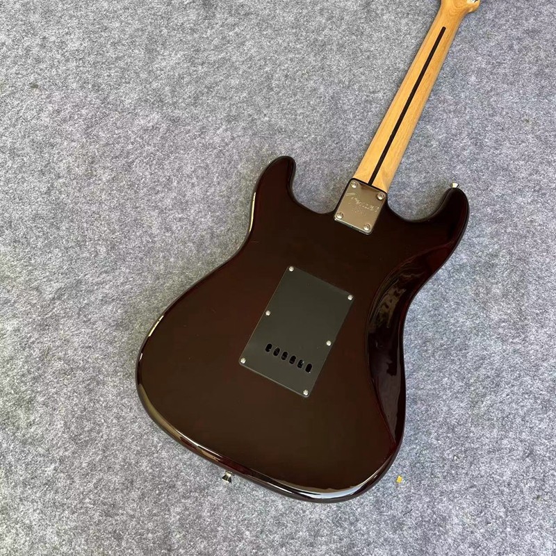 22 Frets Electric Guitar Semi Hollow Body F Holes SSS Single Coil Pickups