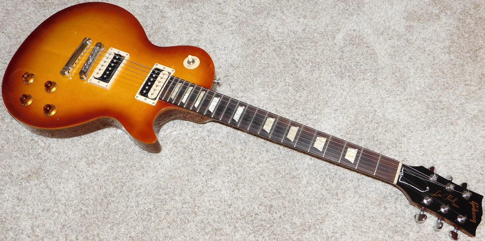 Gibson Les Paul Studio Deluxe III Electric Guitar 2015 Honey Burst