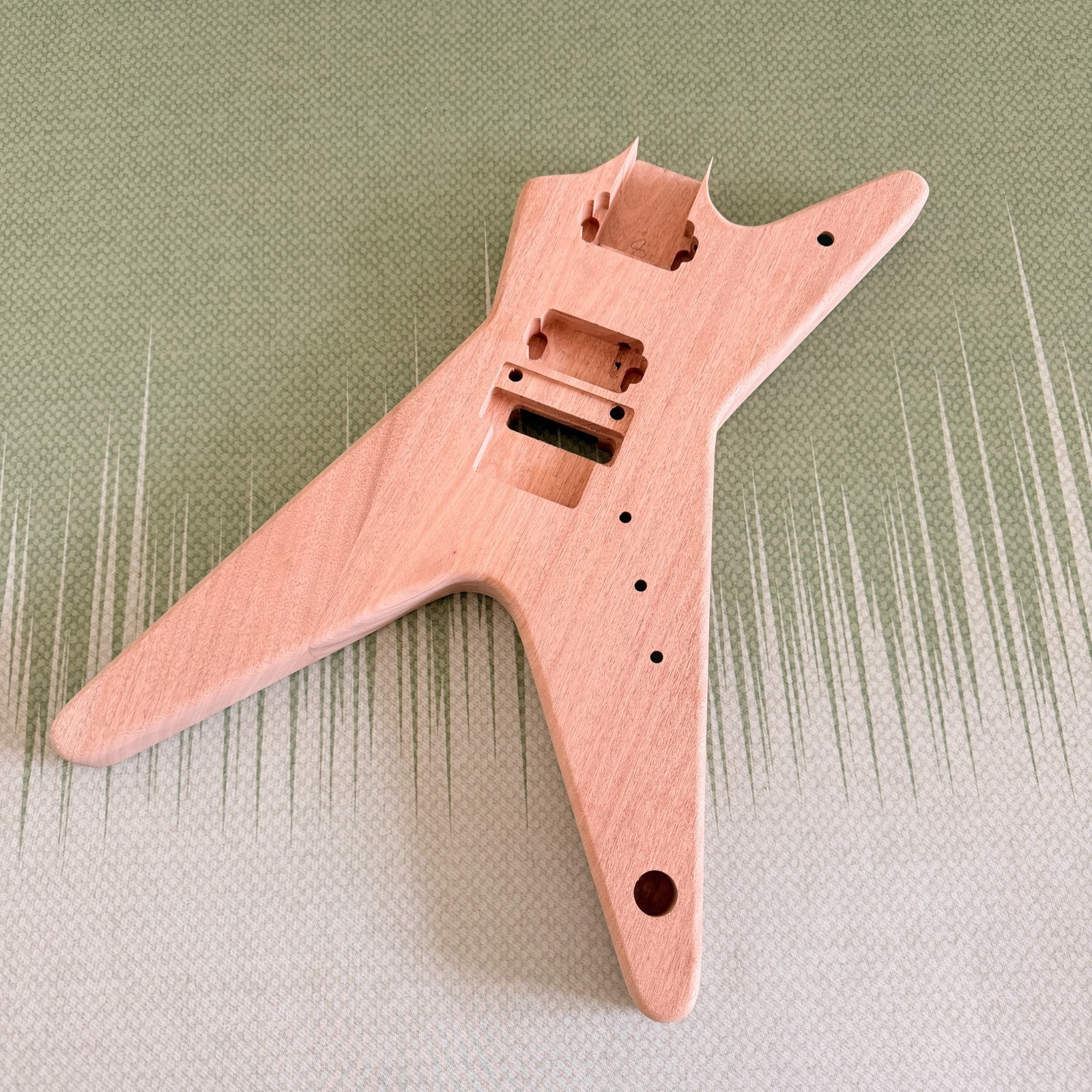 DIY Dean Electric Guitar Kit Rosewood Fretboard Mahogany body CR part set neck