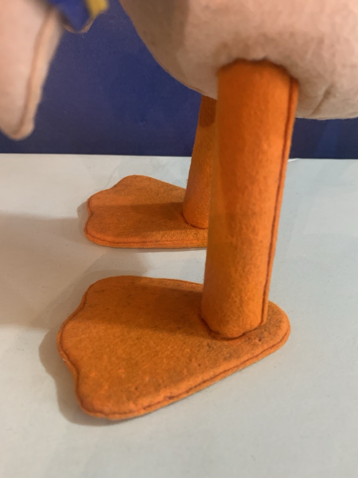 VINTAGE TOY DOLL FELT DONALD DUCK WALT DISNEY LENCI TURIN 1950s no lars