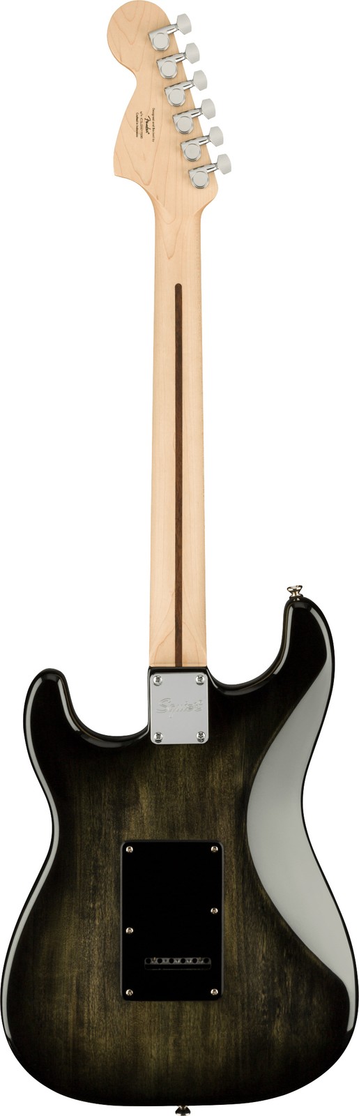 Fender Squier Affinity Stratocaster FMT HSS – Black Burst w/ Gig Bag
