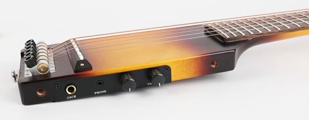 electric acoustic guitar Ultra Short Headless silent travel portable