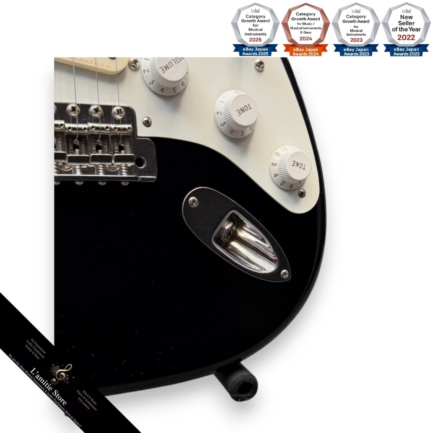 Fender Eric Clapton Stratocaster 1993 Black 50s Style Signature Guitar
