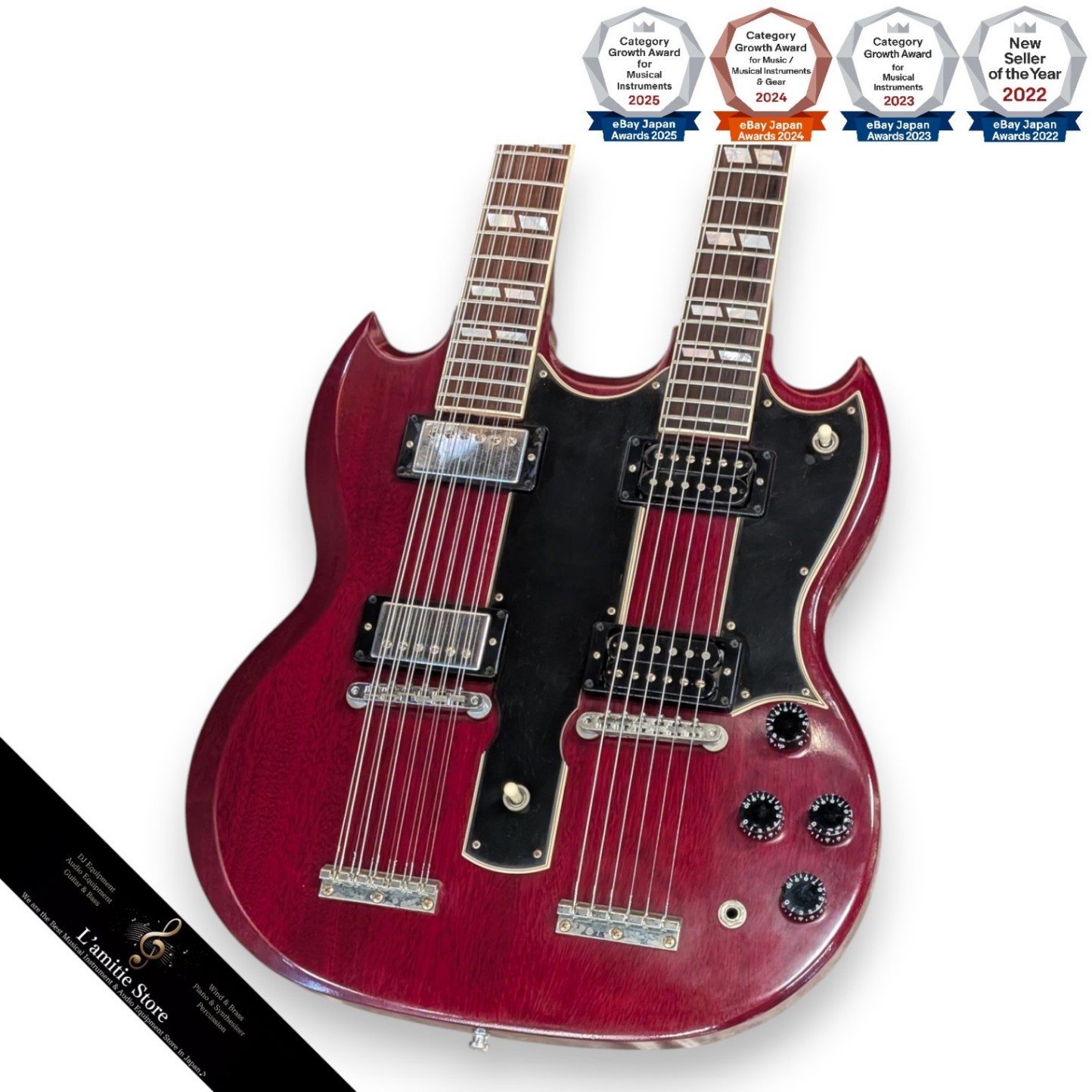 Gibson Custom Shop Inspired by Jimmy Page EDS1275 Double Neck VOS 2007