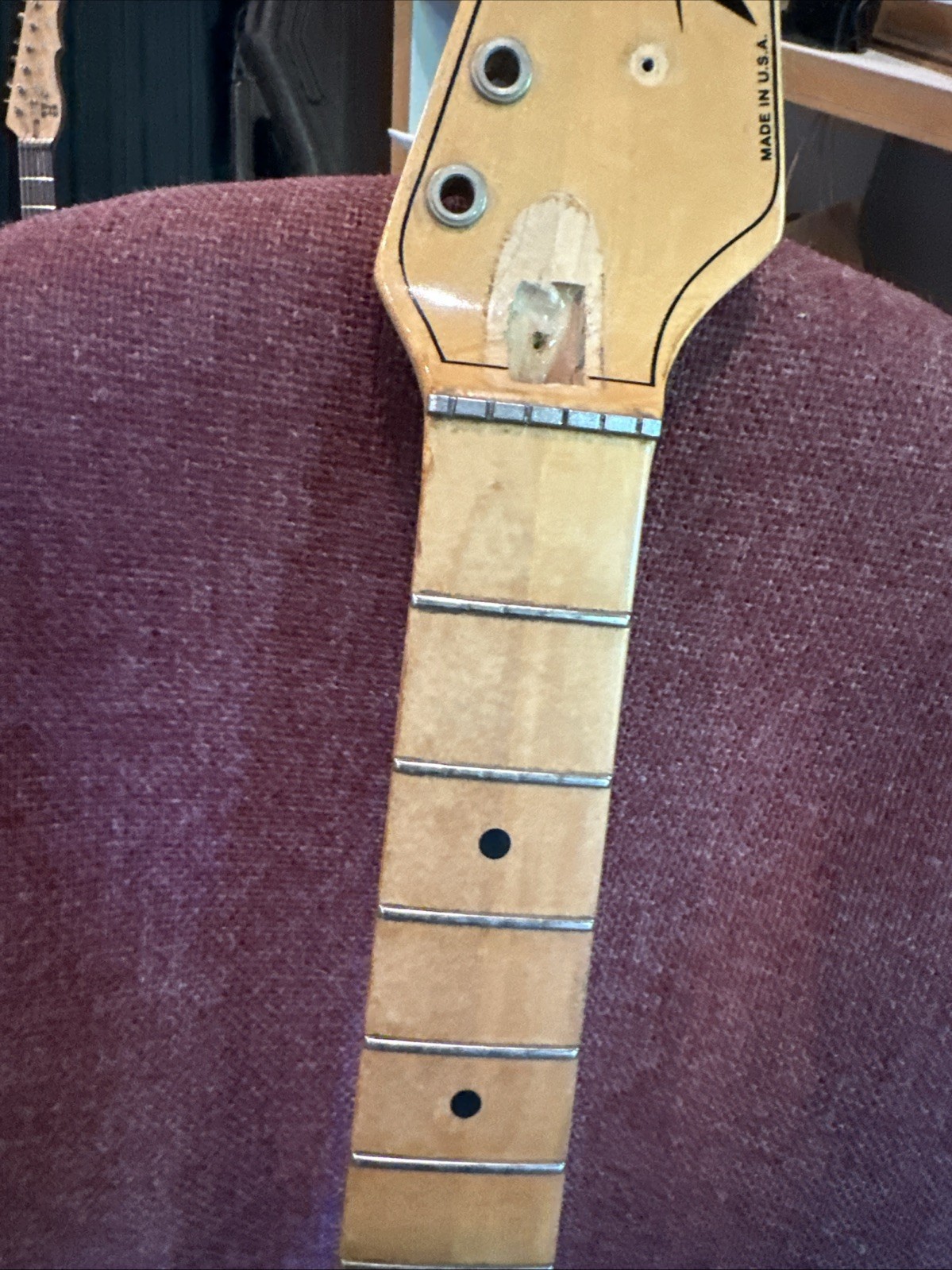 Original Vintage Peavey USA T-15 Electric Guitar Neck.