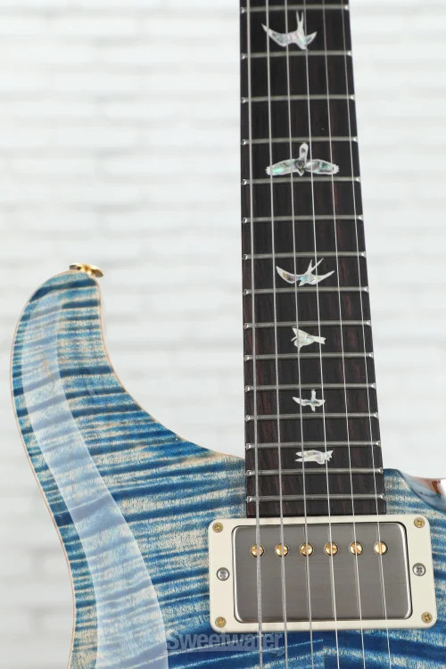 PRS DGT 10-Top Electric Guitar with Bird Inlays – Faded Blue Jean, Bird Inlays