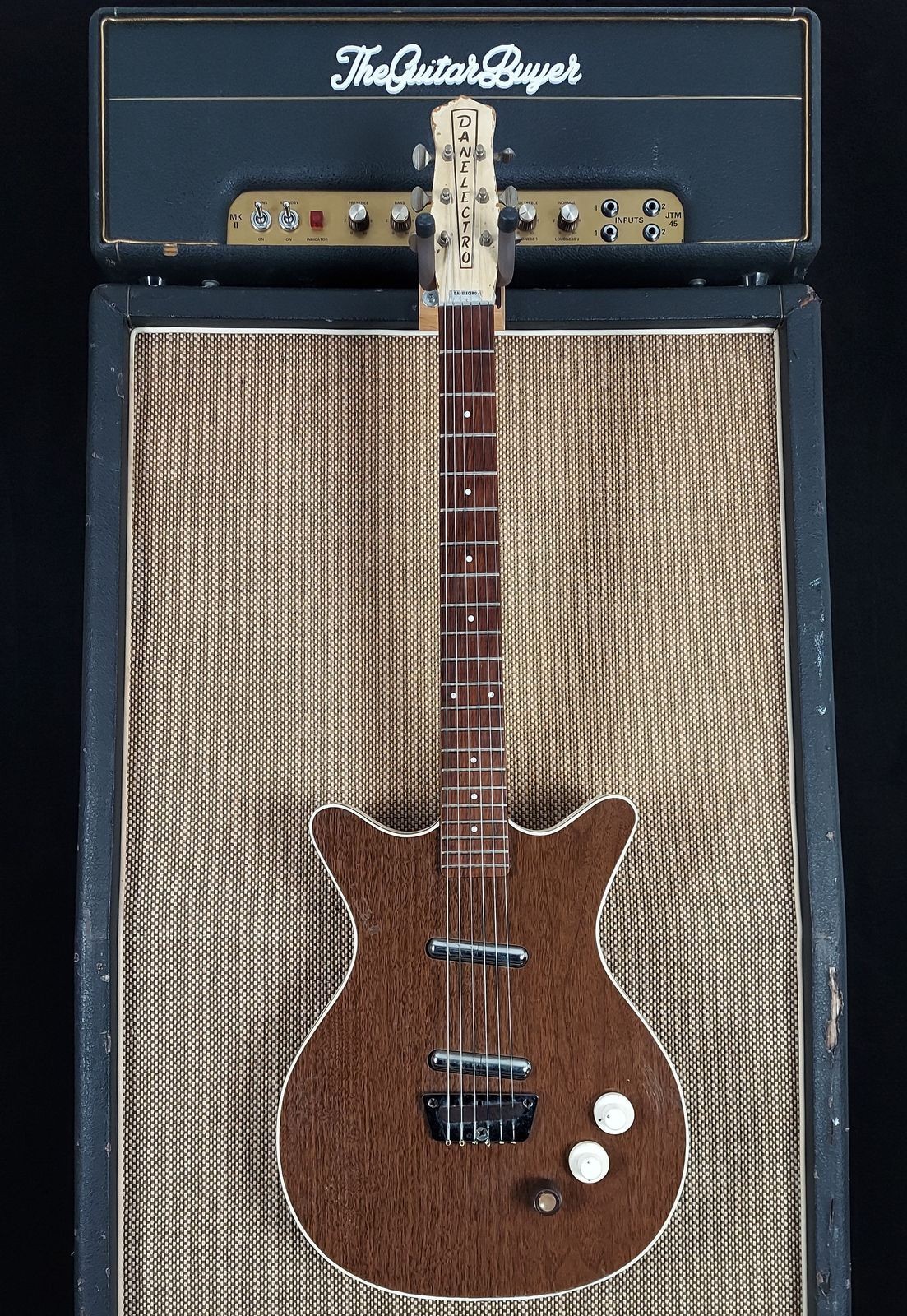 1964 Danelectro Deluxe Model 6027 SUPER RARE GUITAR! Fun Player (204)