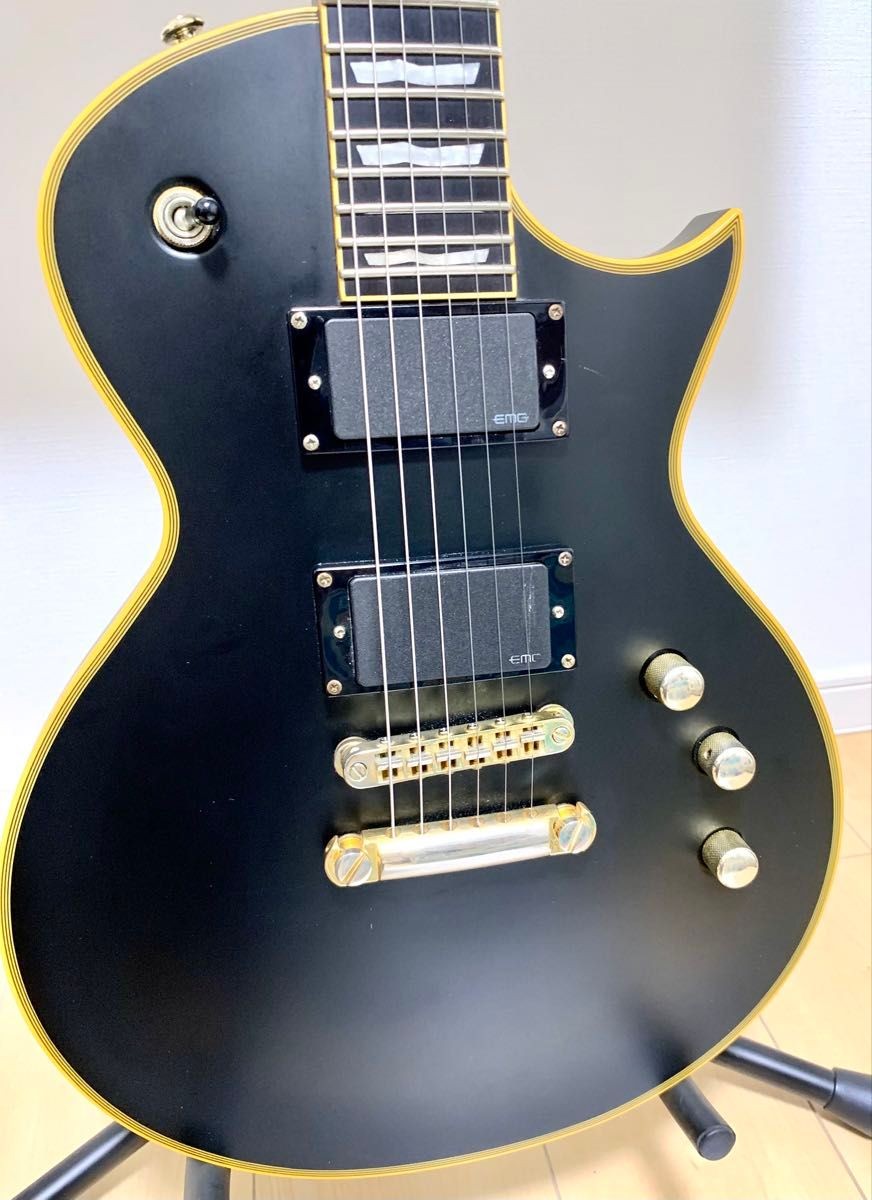 ESP LTD EC-1000 EMG81/60 Black Electric Guitar with SELVA Gig Bag