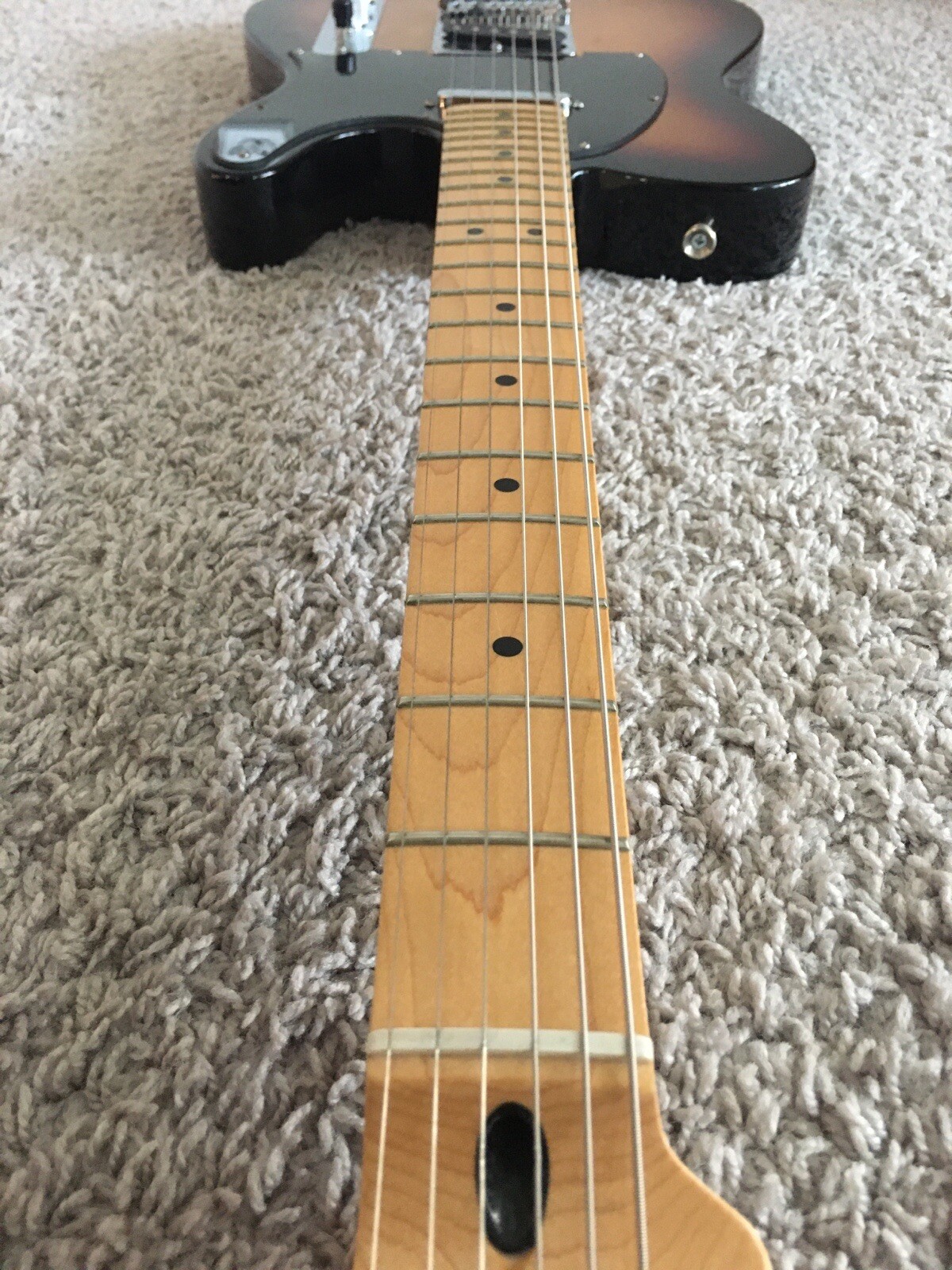 Fender Standard Telecaster 2014 2-Tone Sunburst MIM Maple Neck Guitar + Gig Bag