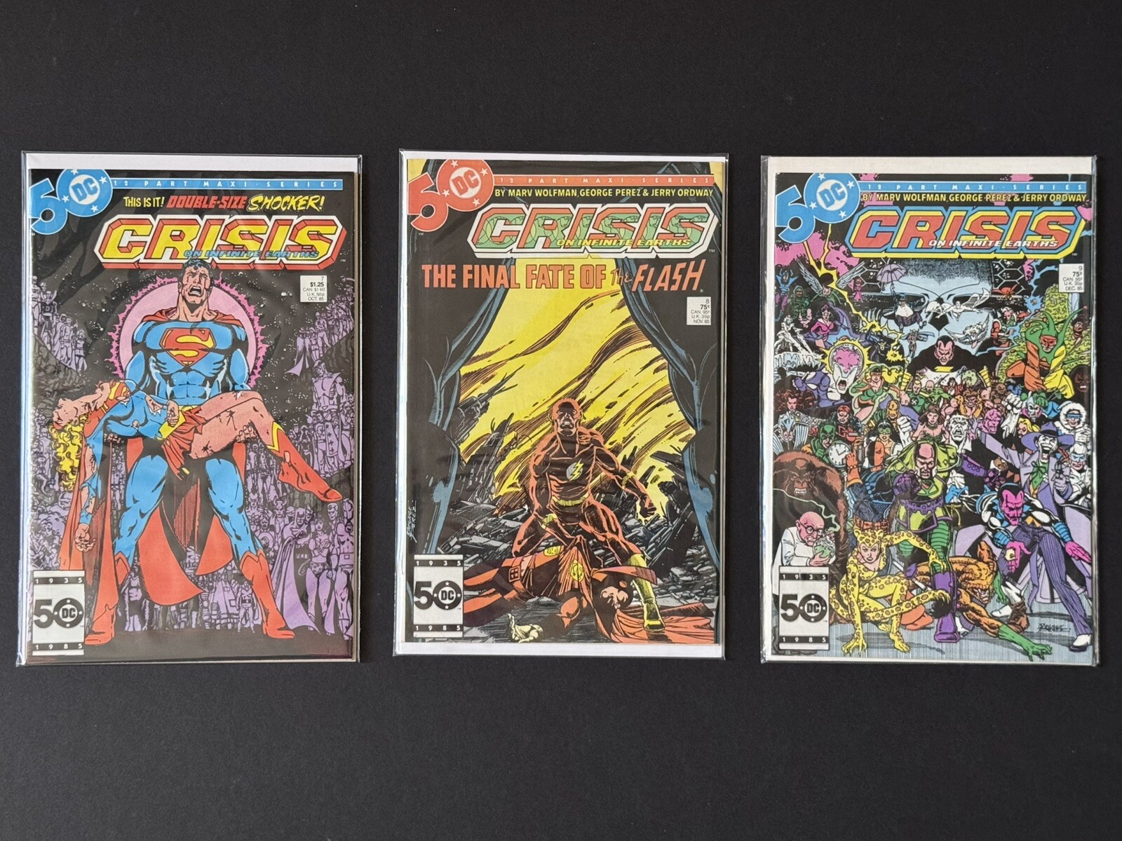 Crisis on Infinite Earths 1-12 | Complete Series | 1985 DC Comics