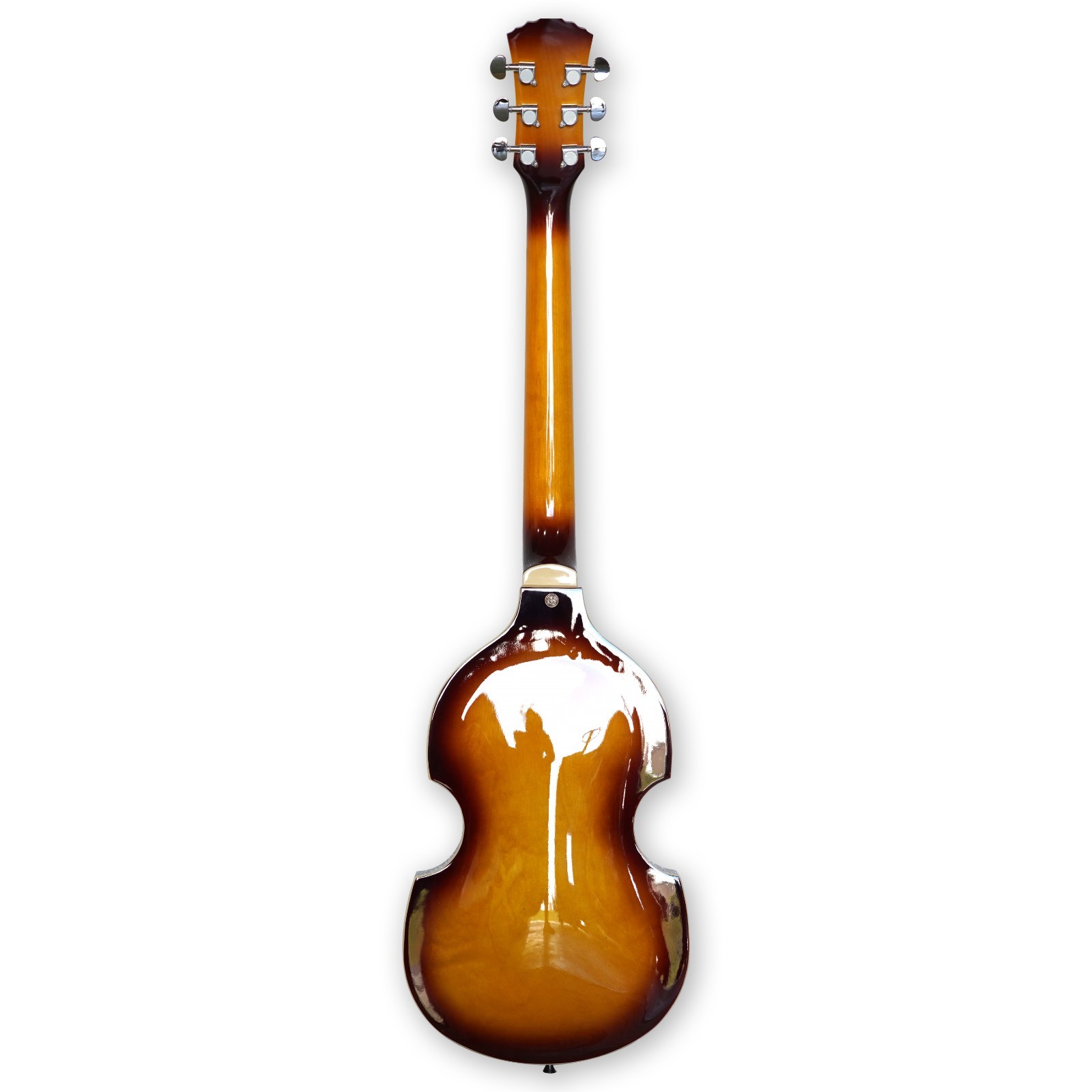 6-String Electric Guitar Violin-Style Body with Curly Maple Top Dual Humbucker