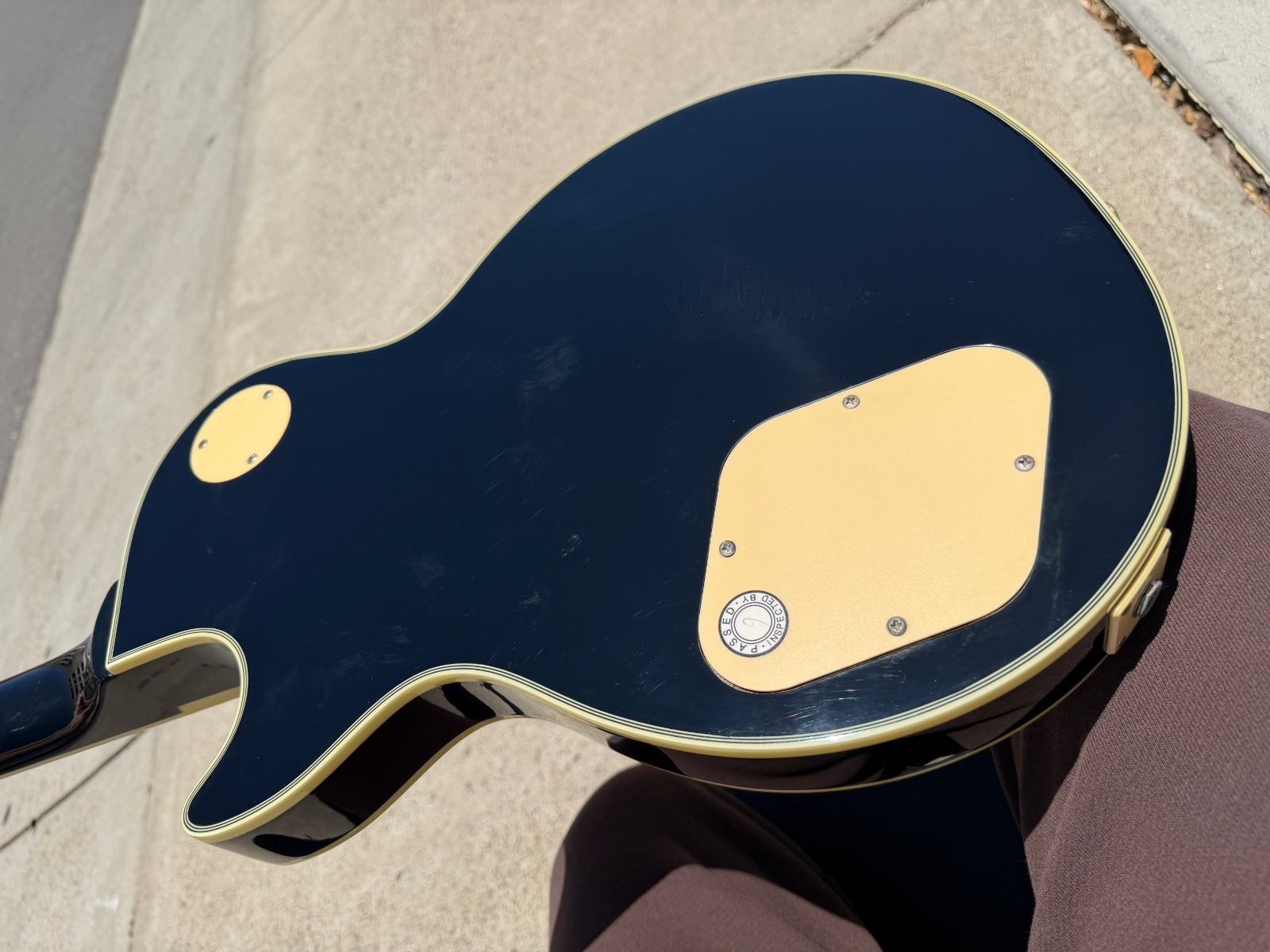 2000 Epiphone Ace Frehley Signature Les Paul Custom Black Burst -w/ VIDEO