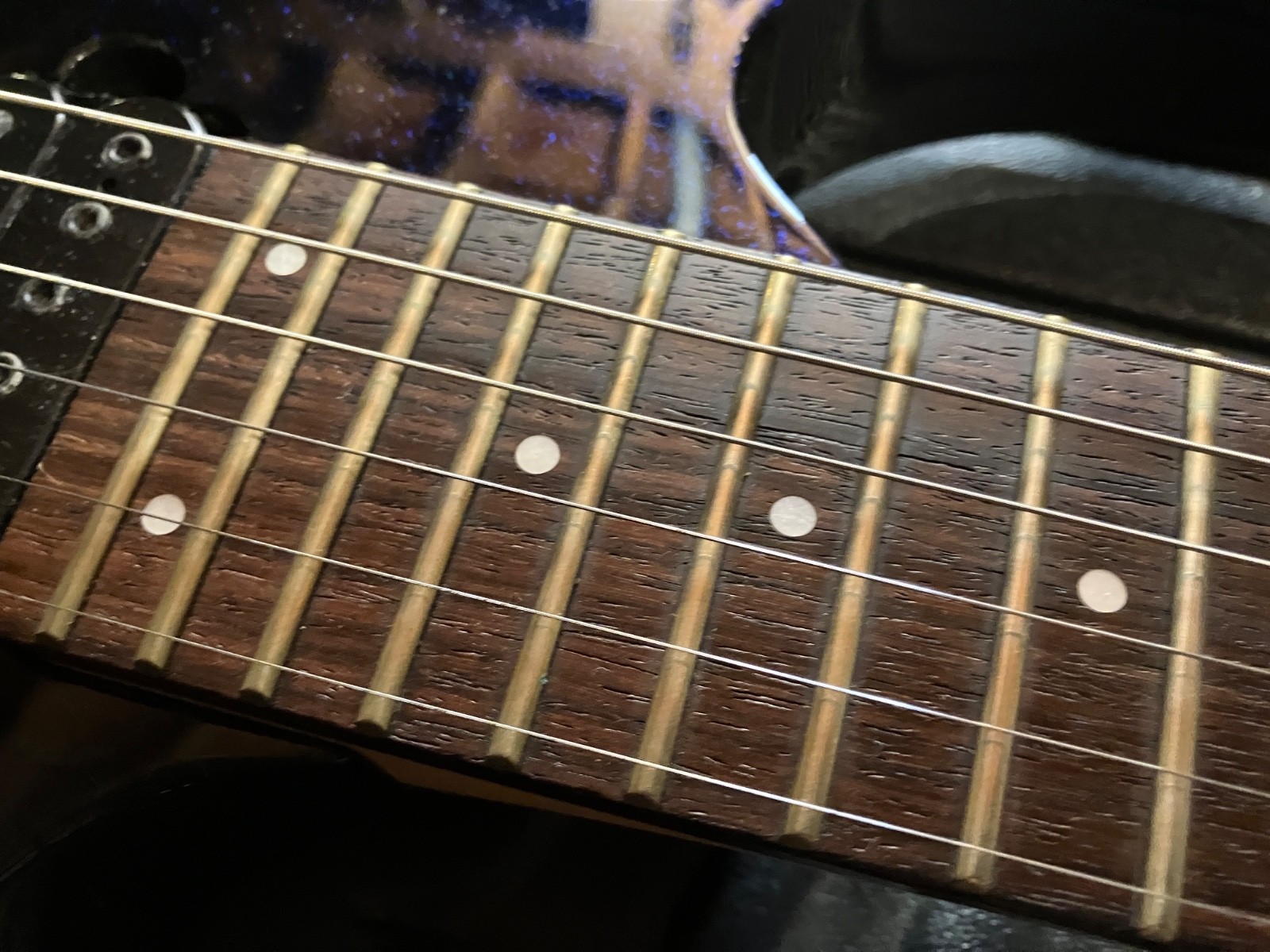 2008 Ibanez Prestige RG1570 Team J Craft Japan Guitar Mirage Blue Sparkle