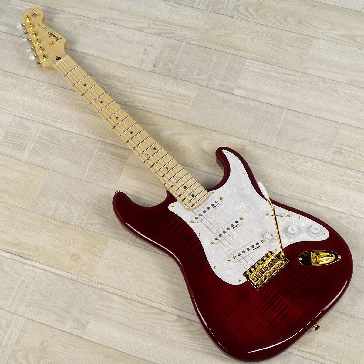 Fender Richie Kotzen Stratocaster Transparent Red Burst Japanese Signature Guita