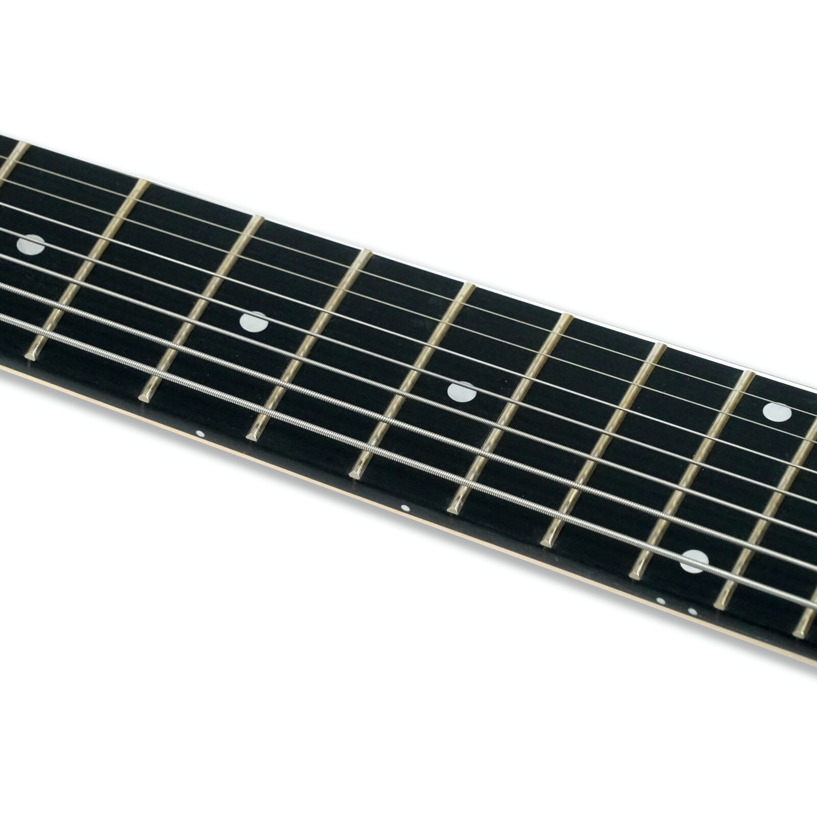 8 String Electric Guitar Maple Neck Burl poplar top Okoume Body