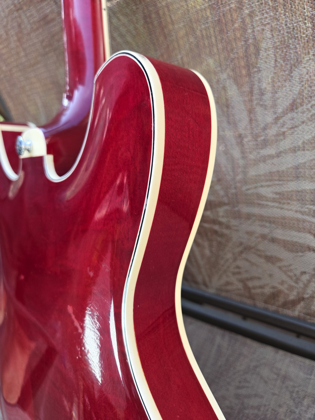 Vintage Yamaha 1967 SA-50 Hollow Electric Guitar Red Right-Handed w/OHSC