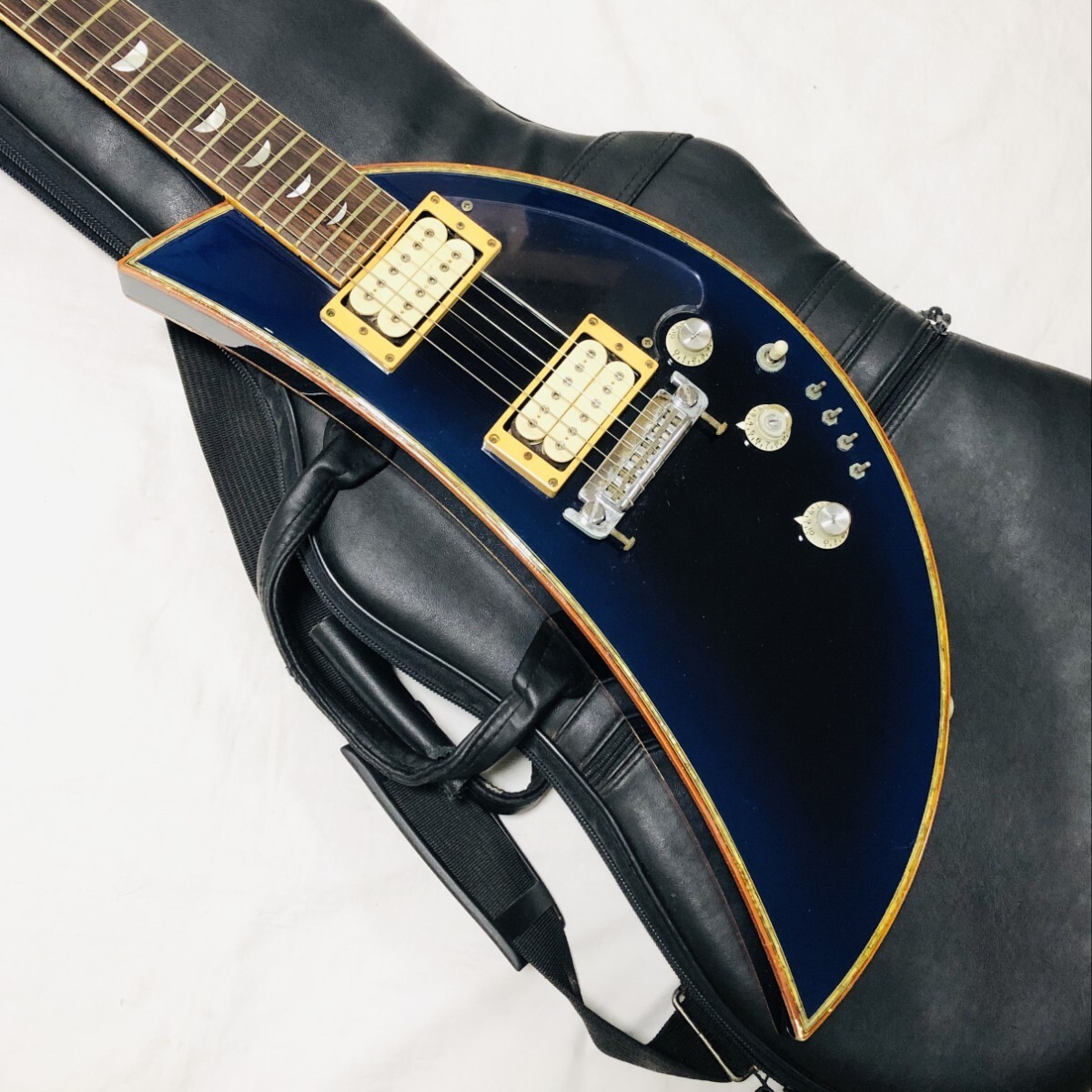 Electric Guitar Kawai MS-1000 1980 Blue Cosmo Moonsault Japan
