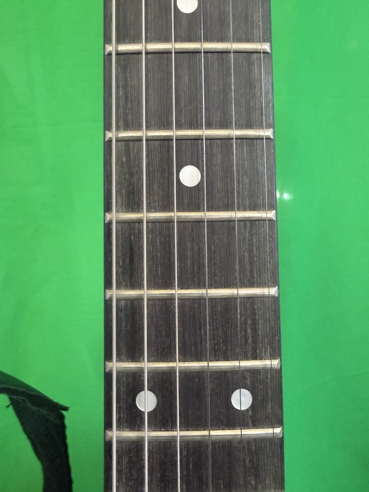 S Style Electric Guitar Upgraded Pickups Tremolo Frets Level Action Low Blackout