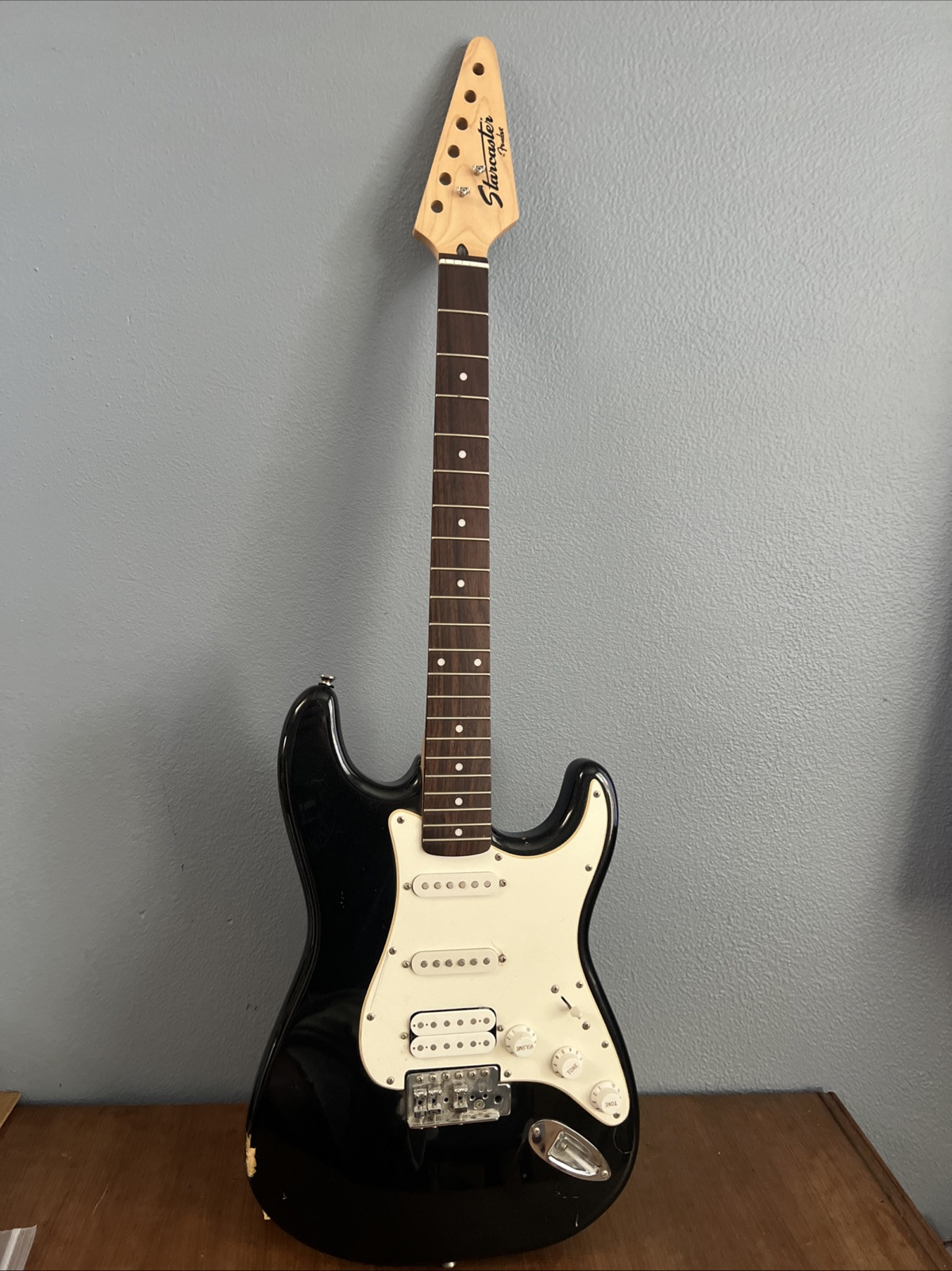 Fender Starcaster Electric Guitar Black Ebony