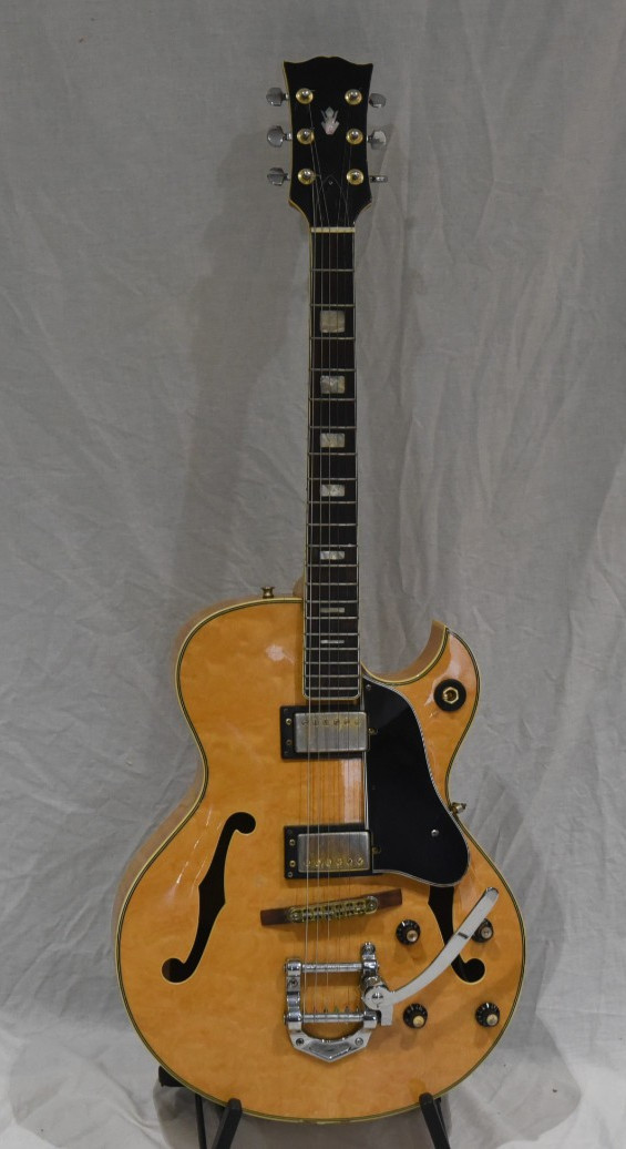 Aria 2312 Hollow Body Electric Guitar – Maple Flame – Vintage Japan 1970s ES175