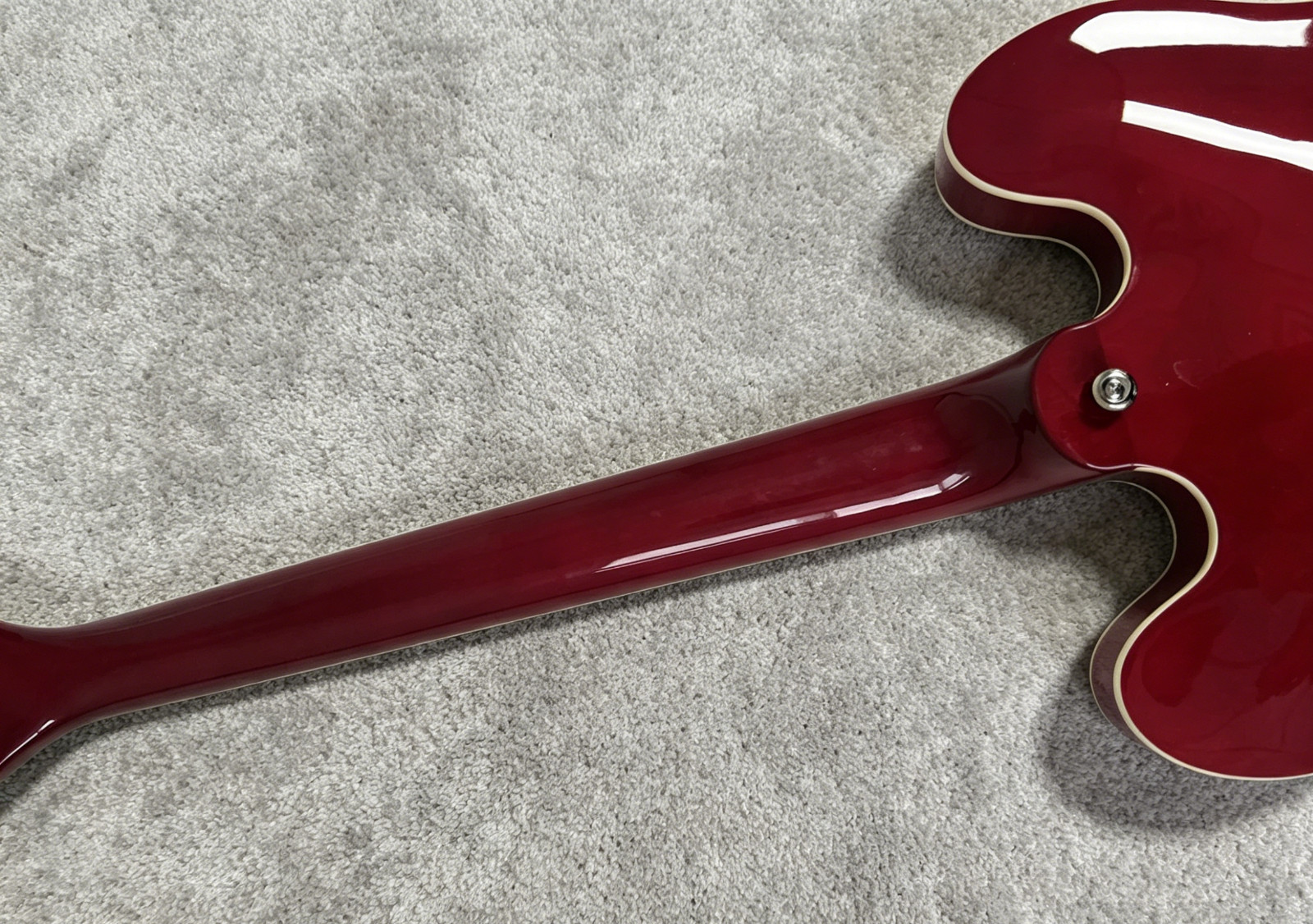 Vintage Cherry Red ES-335 Style Semi-Hollow Electric Guitar Mahogany Body