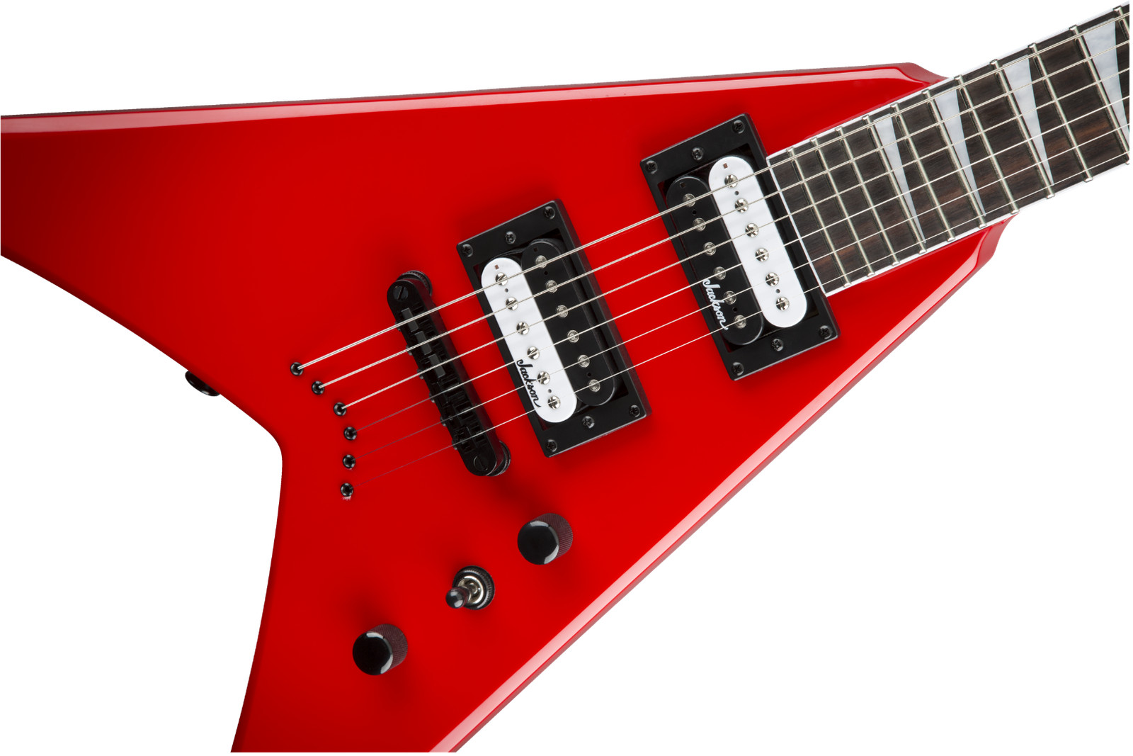 Jackson Model JS32T King V Body Style Electric Guitar Ferrari Red Gloss Finish