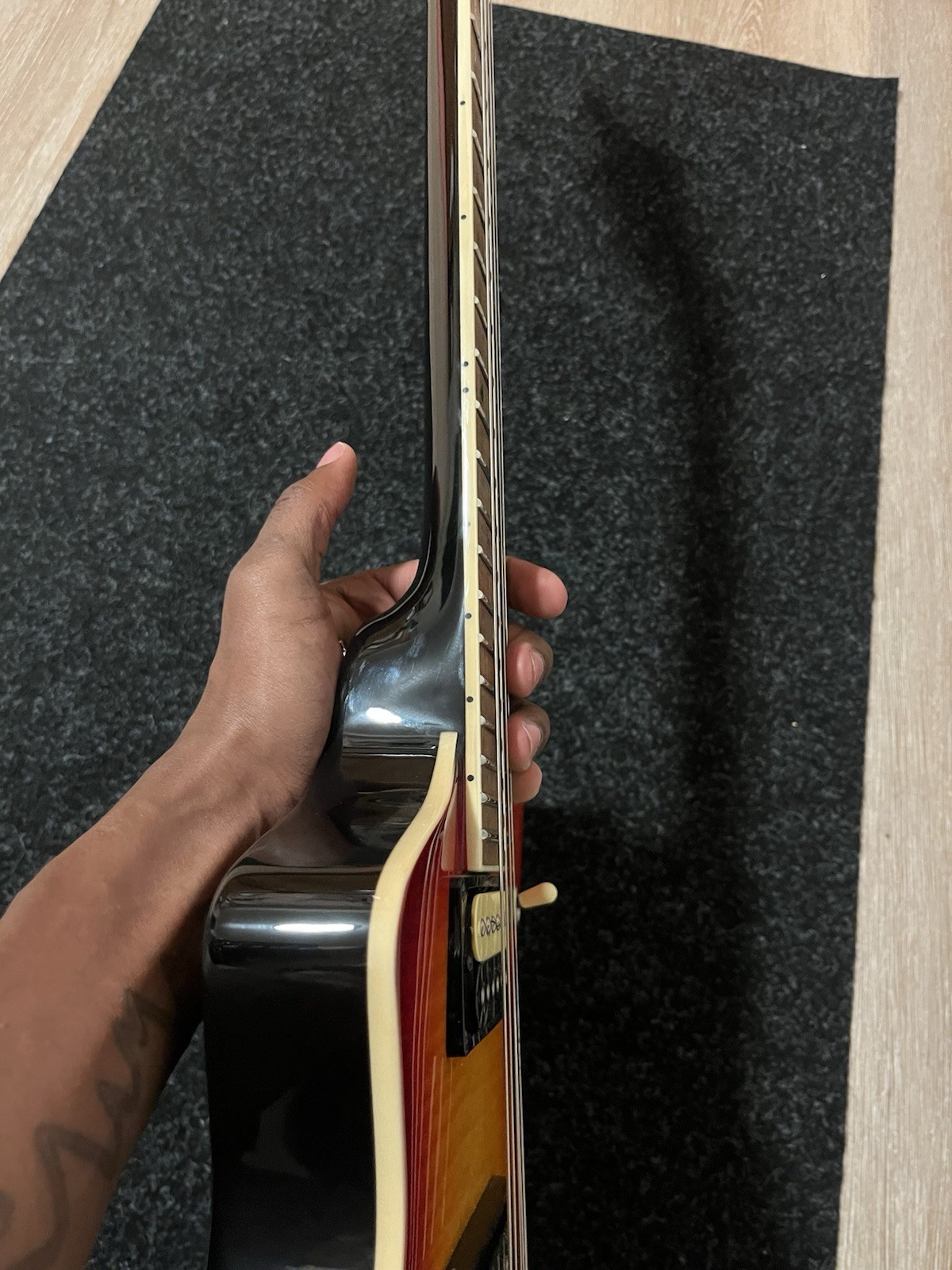 Dean Cadillac 1980 – Flammed Maple Trans Cherry Electric Guitar