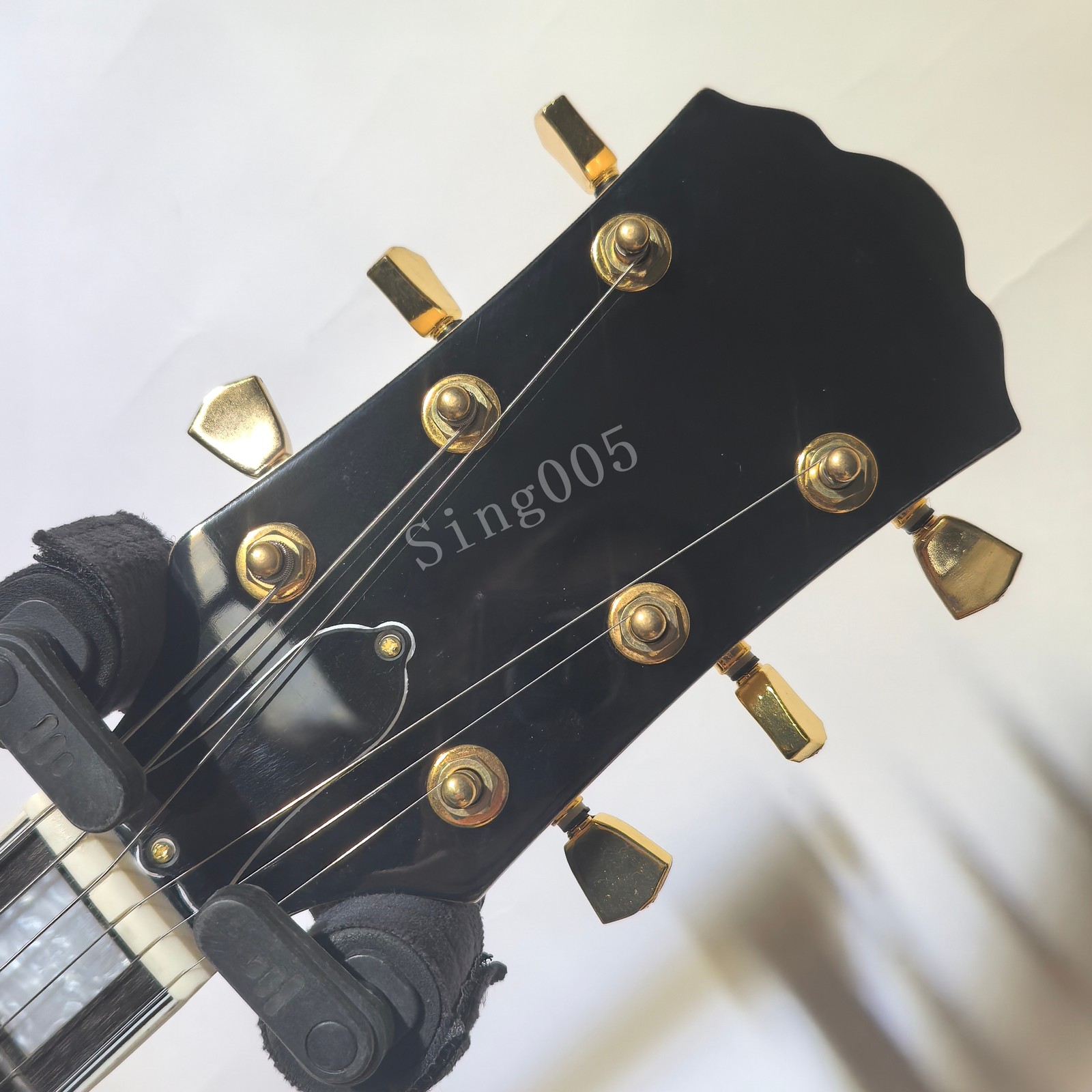 Byrdland Electric Guitar 596mm Archtop Natural Semi Hollow Body Gold Hardware