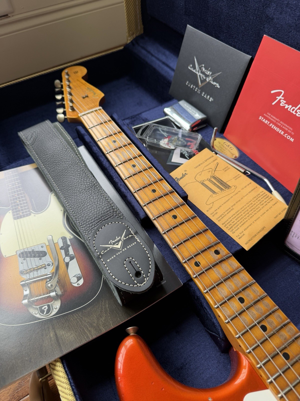 2025 Fender Custom Shop ‘57 Stratocaster SR25 Heavy Relic – Aged Candy Tangerine