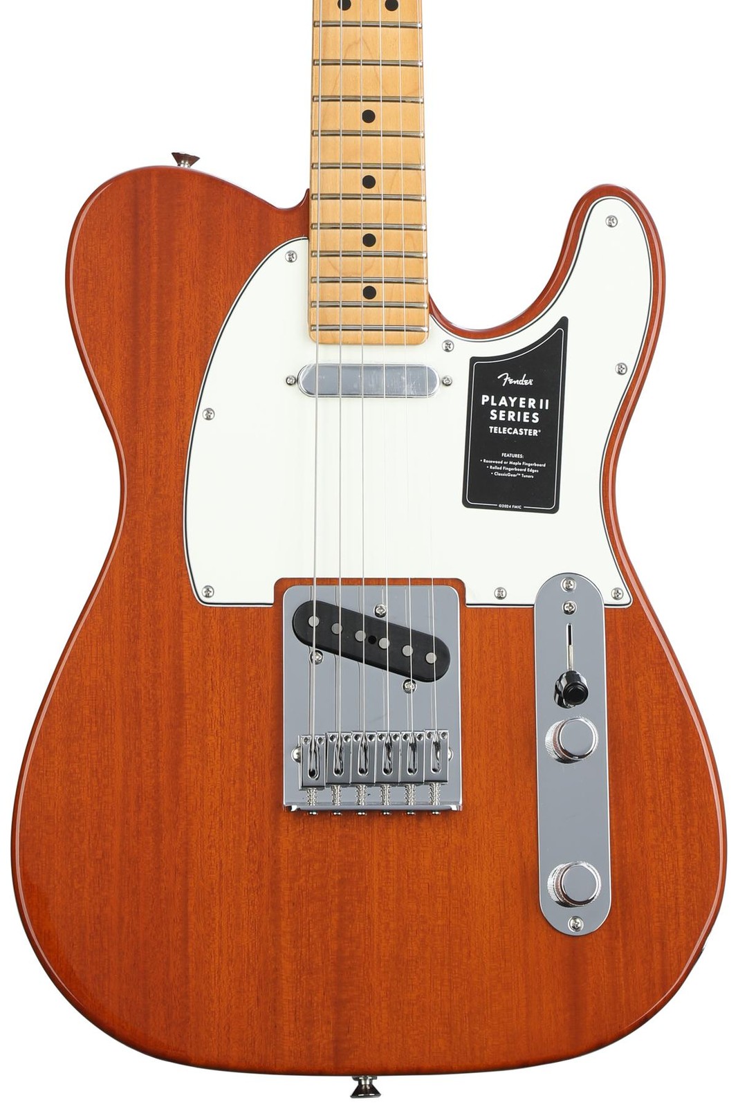 Fender Player II Telecaster Electric Guitar – Mocha with Maple Fingerboard