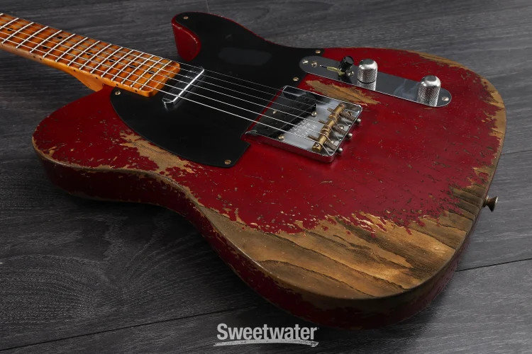 Fender Custom Shop 1952 Telecaster Electric Guitar – Aged Bing Cherry