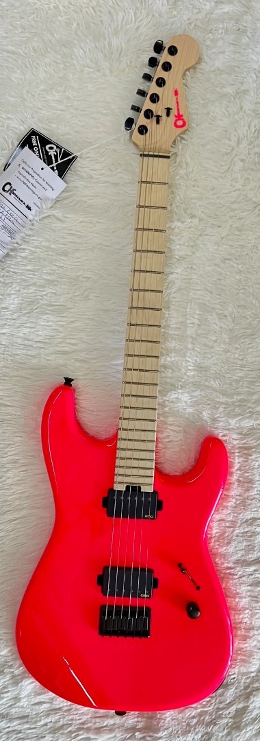 Charvel Ltd Ed. Sean Long Signature Pro-Mod San Dimas Style 1 HH HT M, Neon Pink