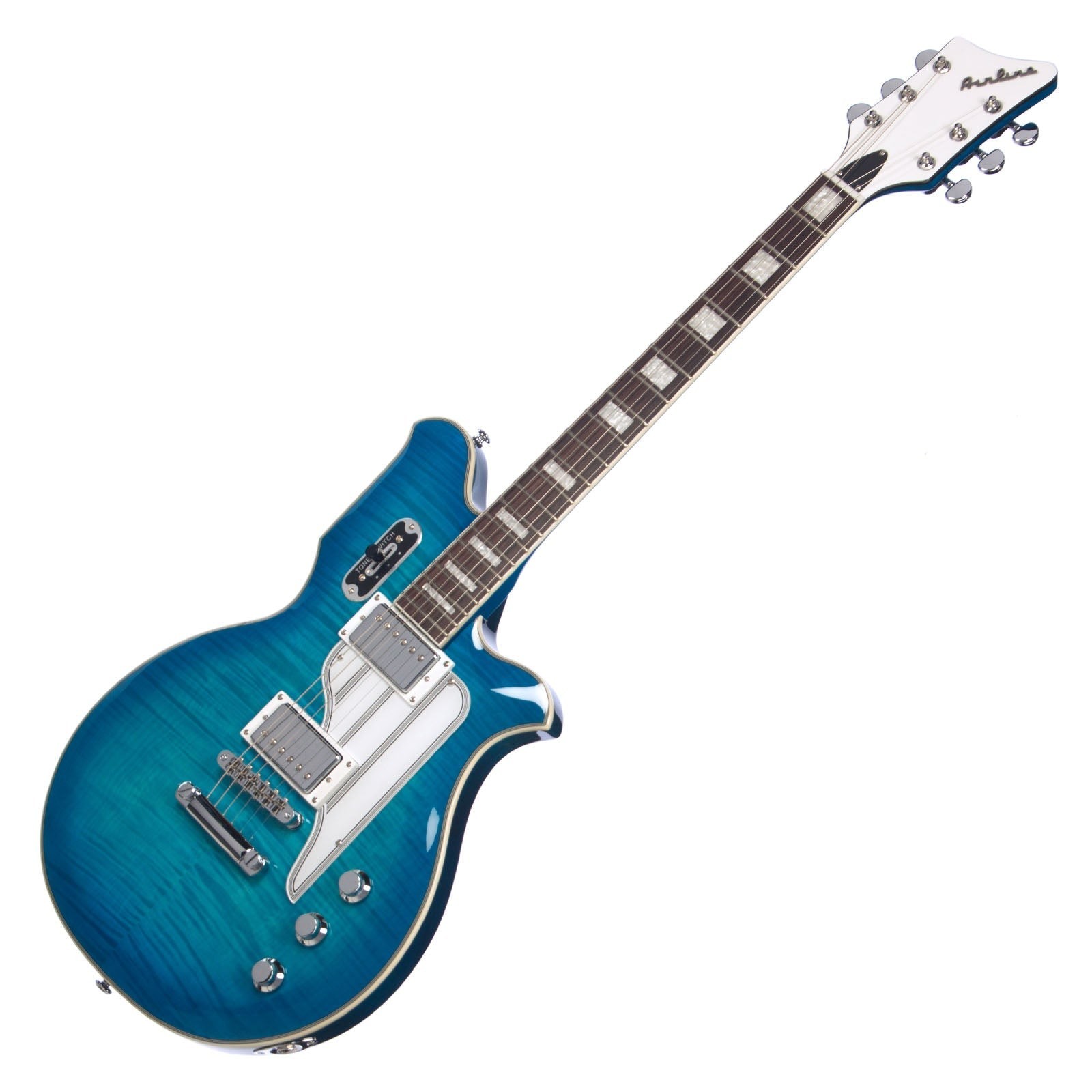 Airline Guitars MAP FM Blueburst Flame