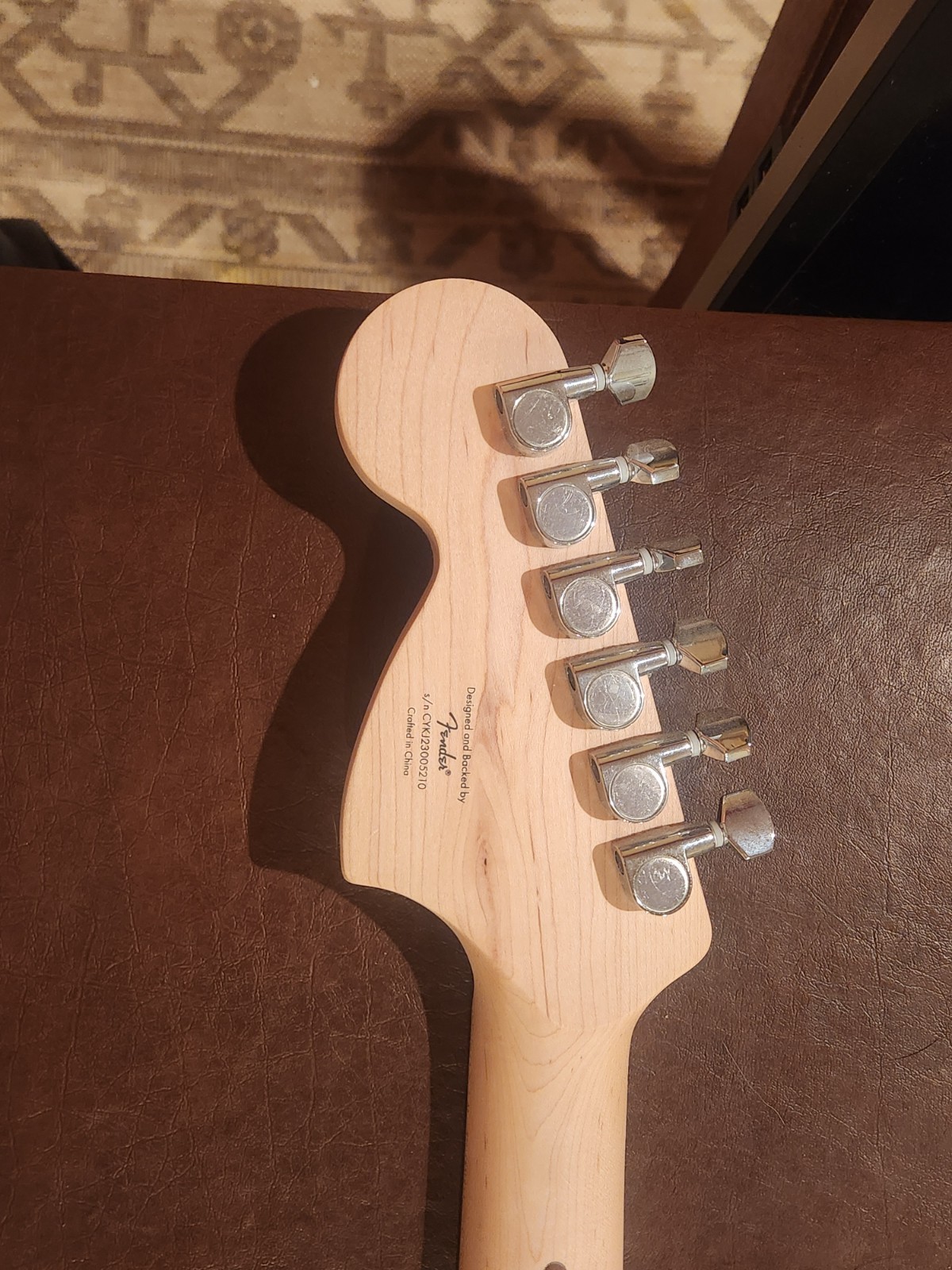 Fender Squier Affinity Stratocaster Maple Electric Guitar – Olympic White